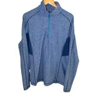 EUC Lululemon Men’s Blue Velocity 1/4 Zip Pullover Jacket Sz L